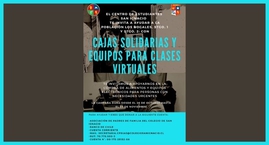 Campaña Cajas Solidarias y Equipos para Clases Virtuales en apoyo a Población Los Nogales