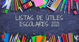 Listas de Útiles Escolares 2021
