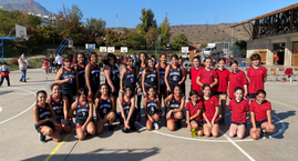 Primer Partido Amistoso - Selección  Femenina de Básquetbol, Categoría Mini-.