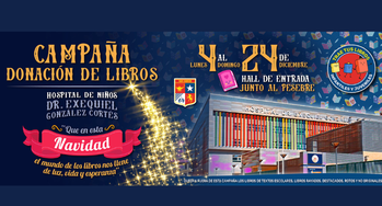 Campaña Donación de Libros: “Que en esta Navidad el mundo de los libros nos llene de luz, vida y esperanza”.