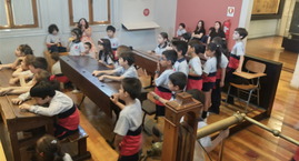 Estudiantes de 1° Básico asistieron al Museo de la Educación Gabriela Mistral