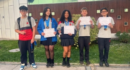 Estudiantes de 7° y 8° Básico sobresalen a nivel nacional en la Olimpiada CMAT
